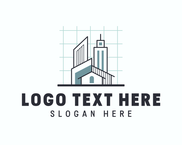 Architectural Construction Blueprint
